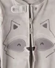 Carter's Pijama Velboa Grey Racoon Face foto