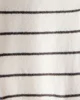 Carter's Salopeta din bumbac Gray-Ivory Stripe foto