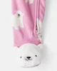 Carter's Pijama din fleece cu botosei Polar Bear foto