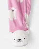 Carter's Pijama din fleece cu botosei Polar Bear foto