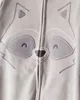 Carter's Pijama Velboa Grey Racoon Face foto