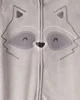 Carter's Pijama Velboa Grey Racoon Face foto