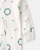 Carter's Pijama PurelySoft SNP Christmas Ivory Wreath foto
