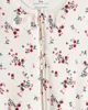 Carter's Хлопковая пижама с пинетками Mini Red Floral foto