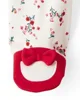 Carter's Хлопковая пижама с пинетками Mini Red Floral foto