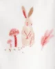 Carter's Pijama din fleece Ivory Bunny Floral foto