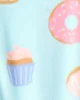 Carter's Pijama Velboa Blue Donut foto