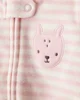 Carter's Пижама из микрофлиса Pink Stripe Deer Pocket foto