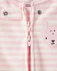 Carter's Пижама из микрофлиса Pink Stripe Deer Pocket foto