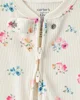 Carter's Pijama Ivory Floral Thermal foto