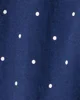 Carter's Set 2 piese Blue Embroidered - body si pantaloni foto