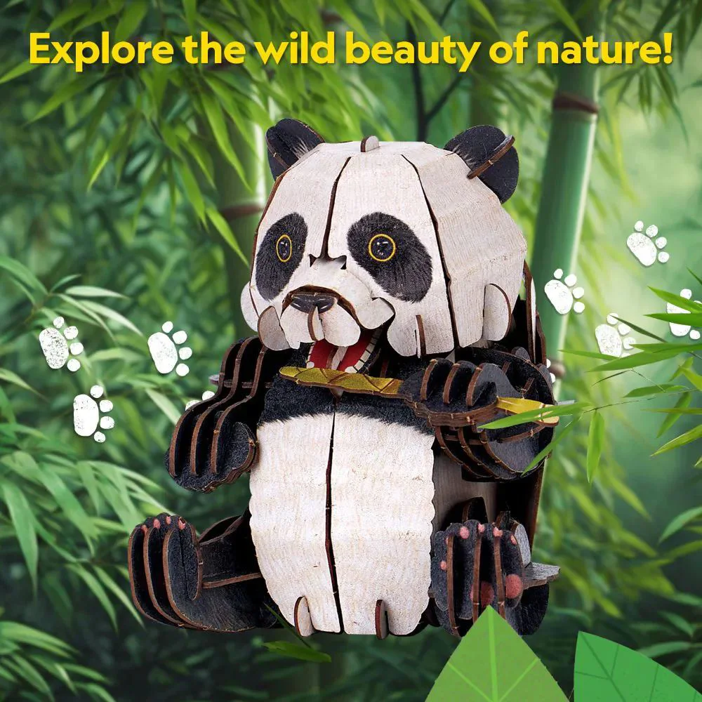 3D Puzzle CubicFun "Panda mare", 55 piese foto