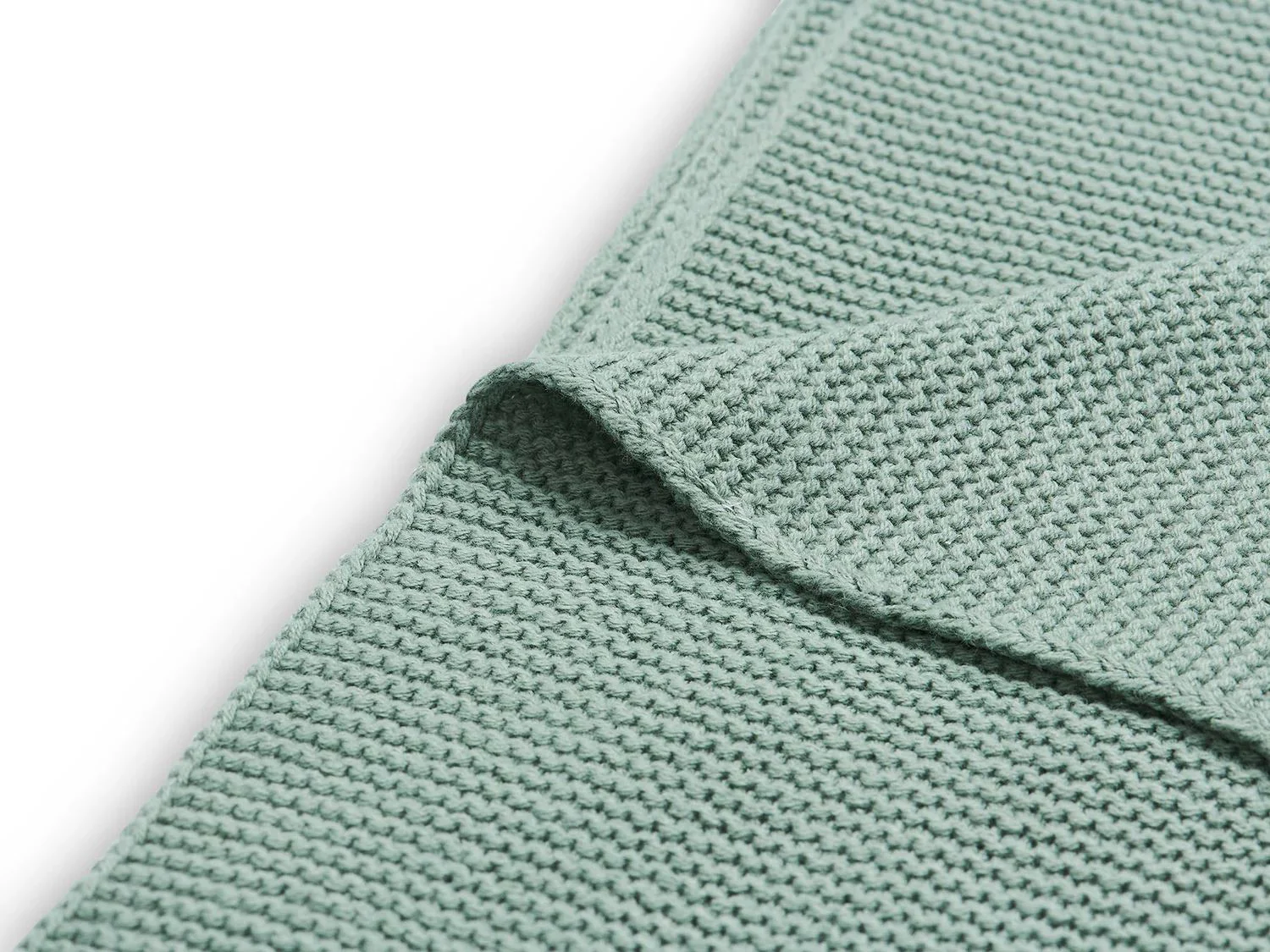 Paturica Jollein Basic Knit Forest Green, 75x100 cm foto