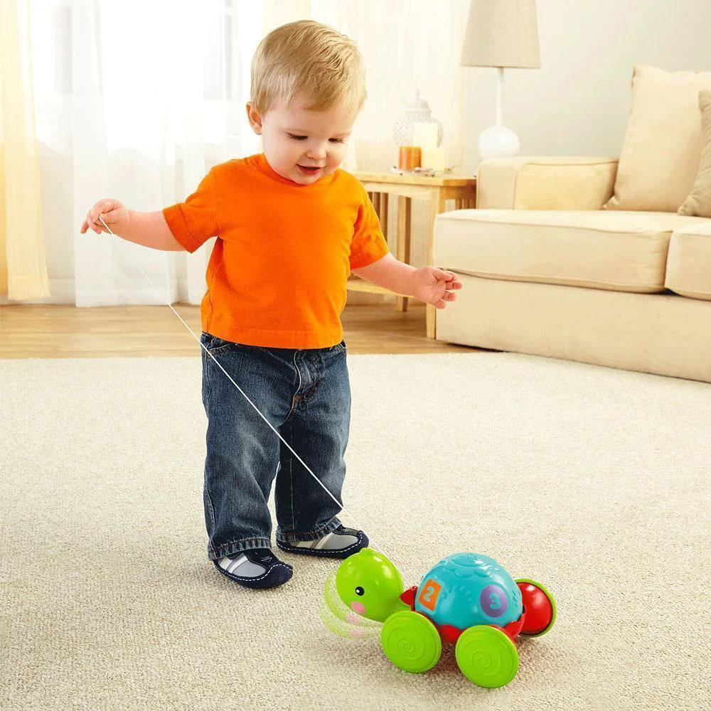 Jucarie de tras Fisher-Price Pull Along Turtle foto