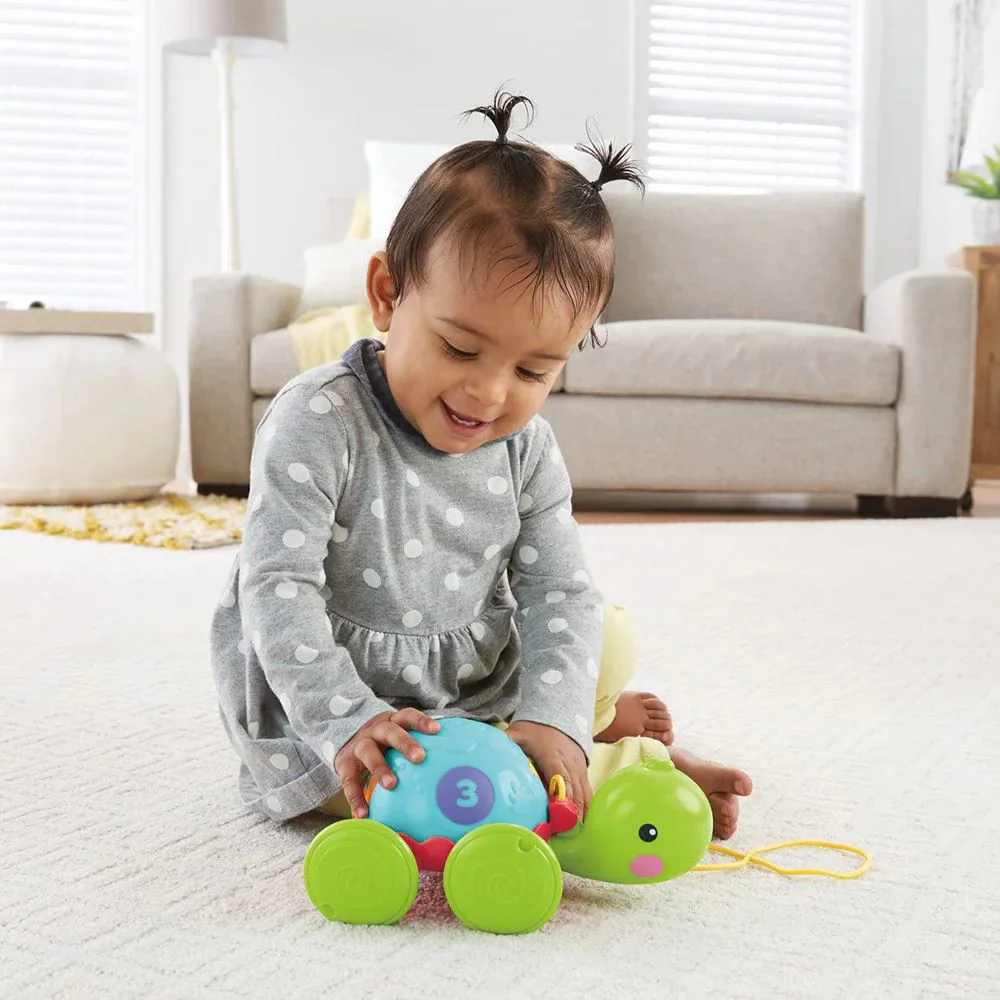 Jucarie de tras Fisher-Price Pull Along Turtle foto