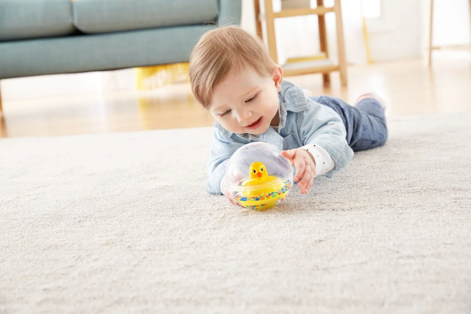 Jucarie pentru baie Fisher-Price Ratusca in balon foto