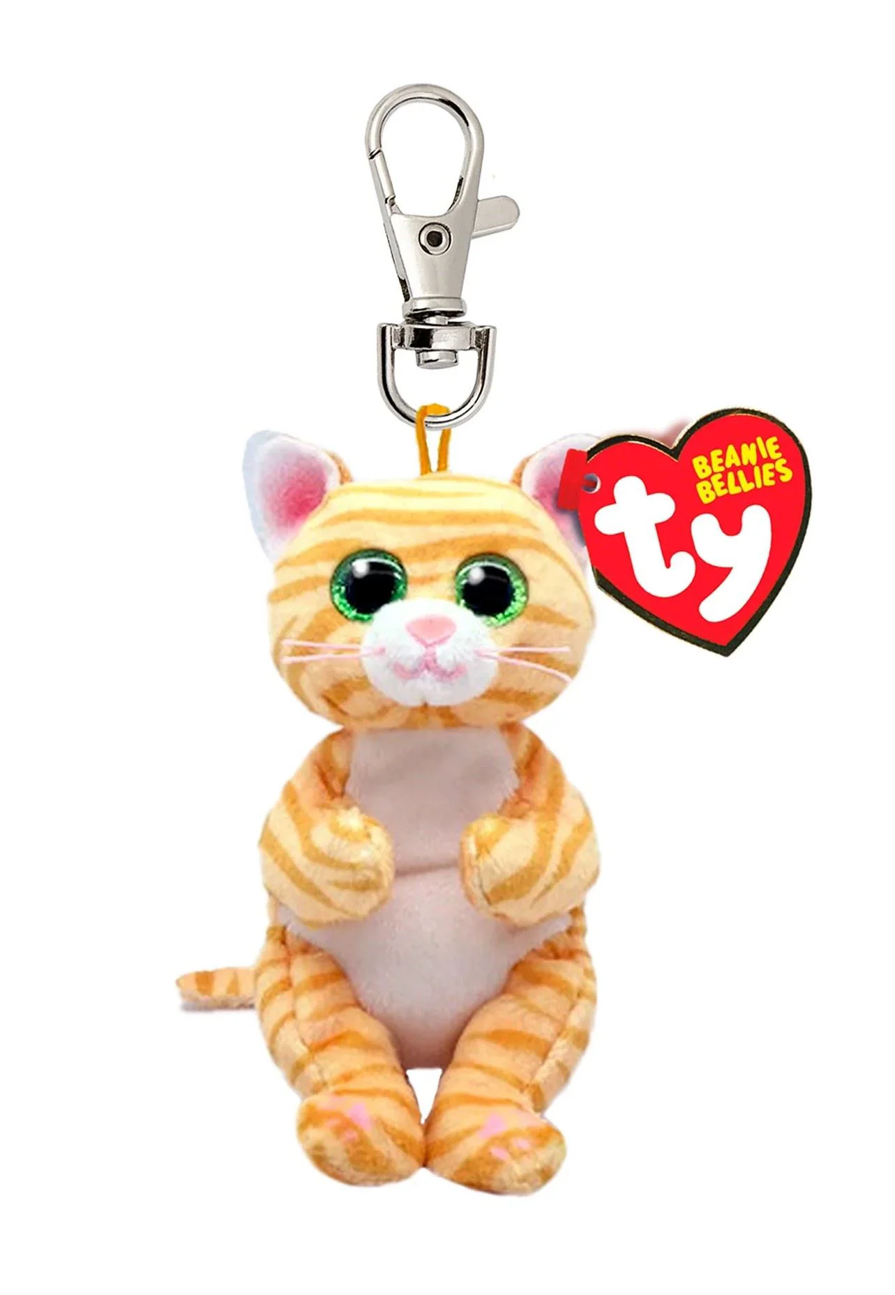 Breloc TY Beanie babies Pisica Mango, 12 cm foto