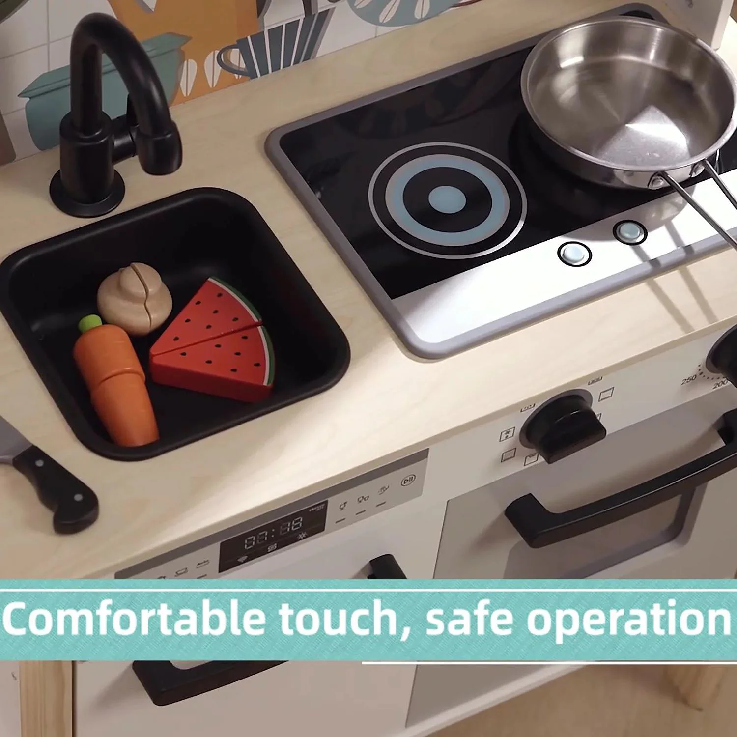 Bucatarie din lemn Hape Modern Smart Kitchen foto