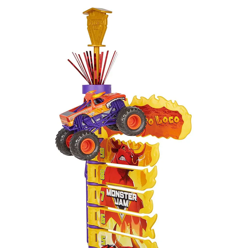 Set de joaca Spin Master Monster Jam El Toro Loco Big Air Challenge, 1:64 foto