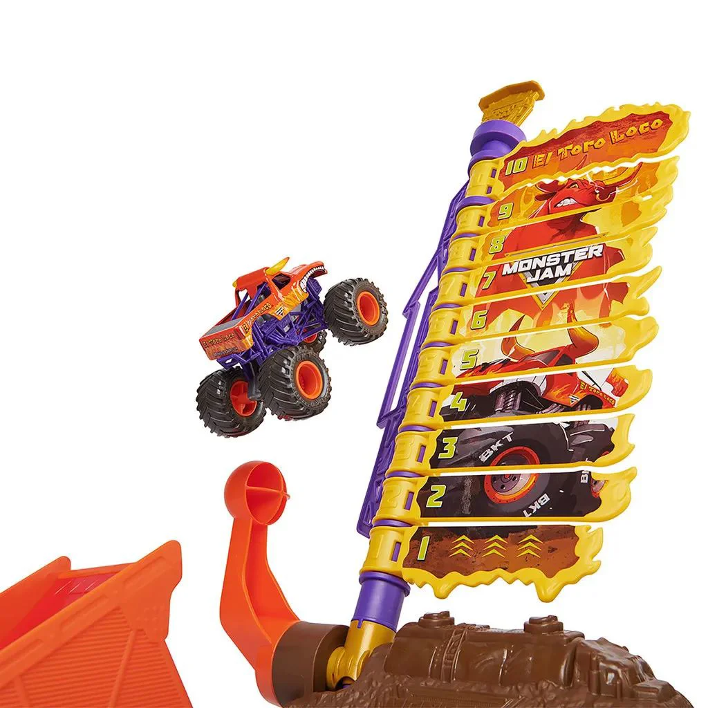 Set de joaca Spin Master Monster Jam El Toro Loco Big Air Challenge, 1:64 foto