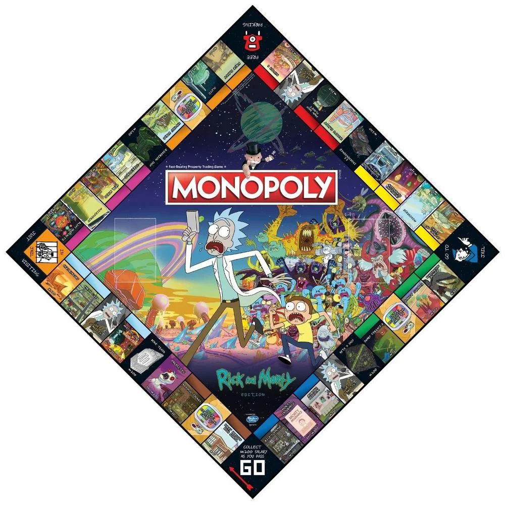Joc de masa Winning Moves Monopoly Rick si Morty (eng.) foto