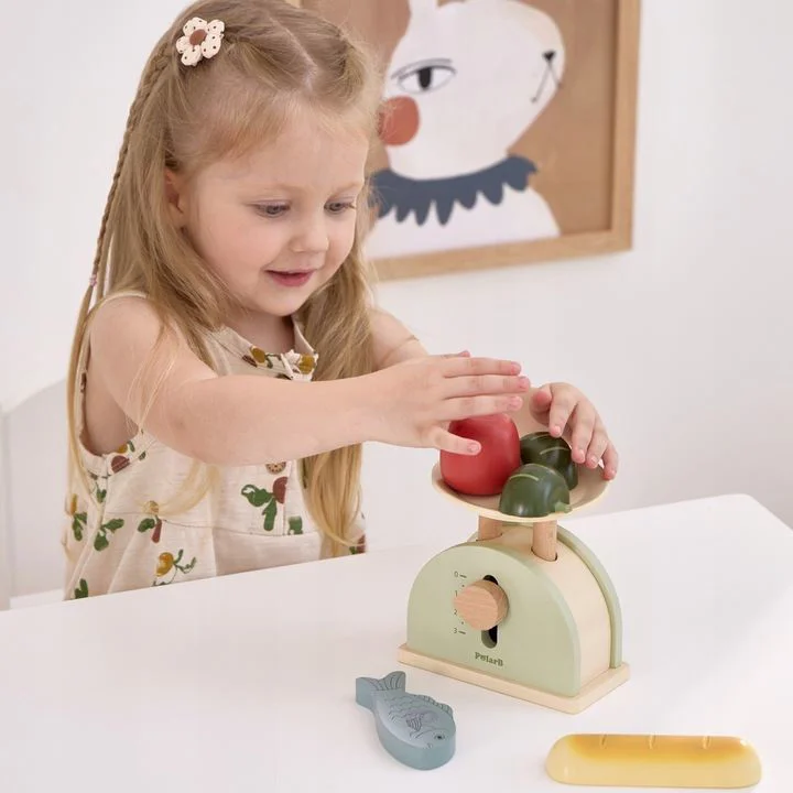 Cantar de bucatarie din lemn Viga Toys PolarB foto