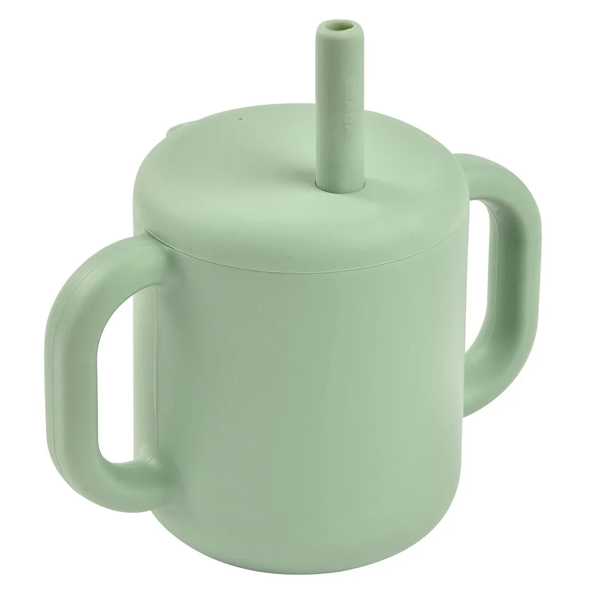 Cana de antrenament cu pai Beaba Sage Green (8+ luni), 170 ml foto