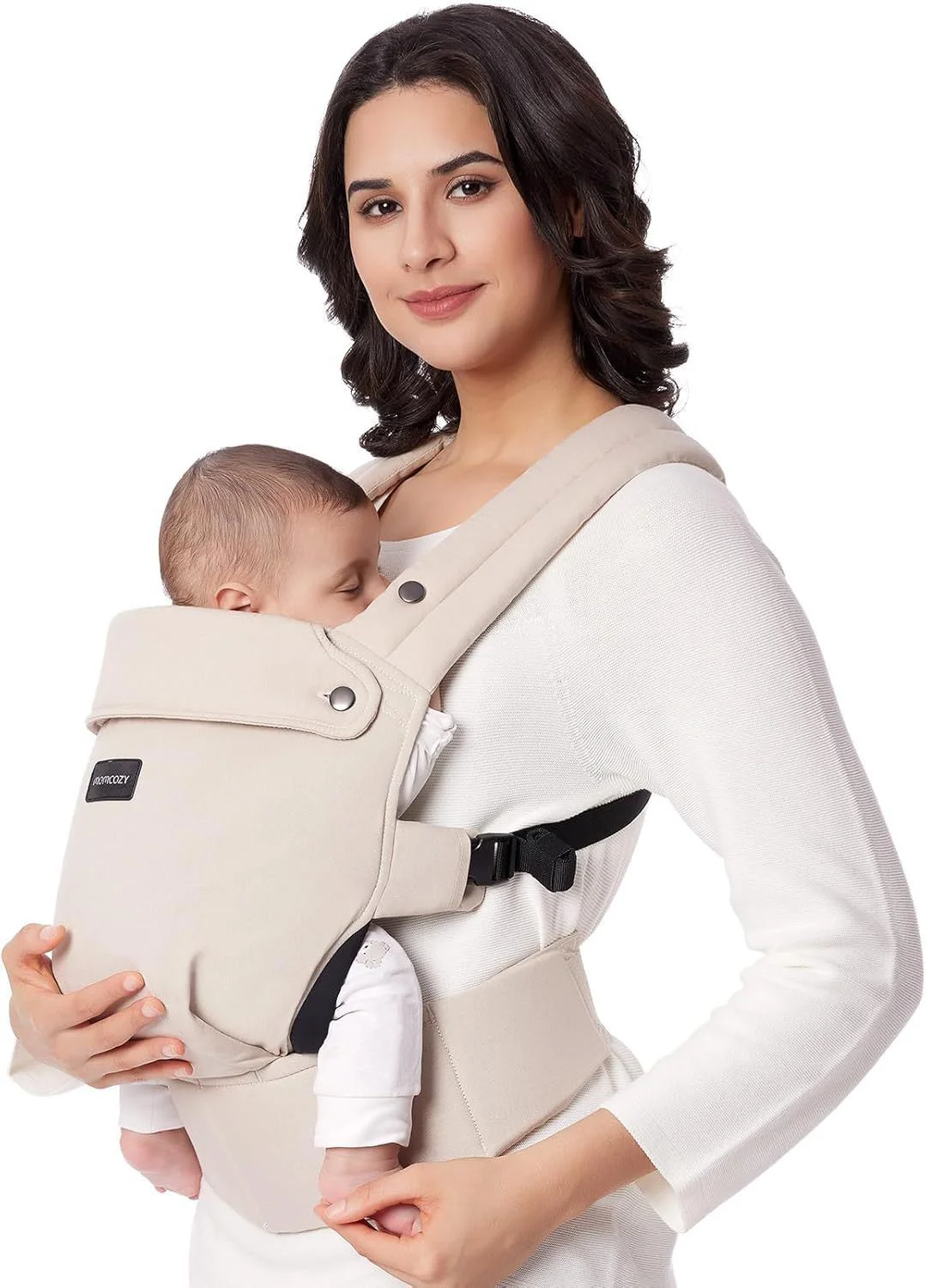 Эргономичный рюкзак‑кенгуру Momcozy Newborn to Toddler Cotton Khaki foto