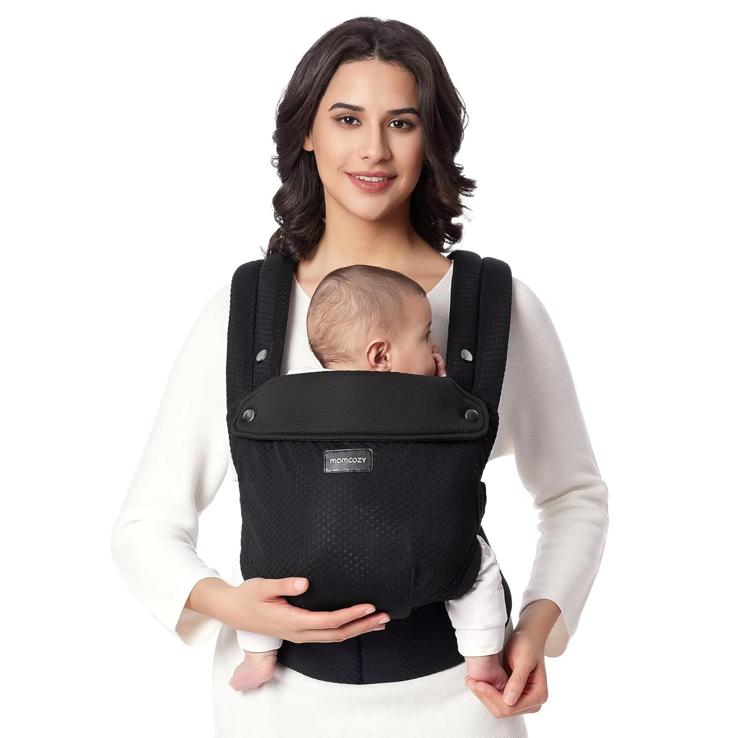 Эргономичный рюкзак‑кенгуру Momcozy Newborn to Toddler Air Mesh Black foto