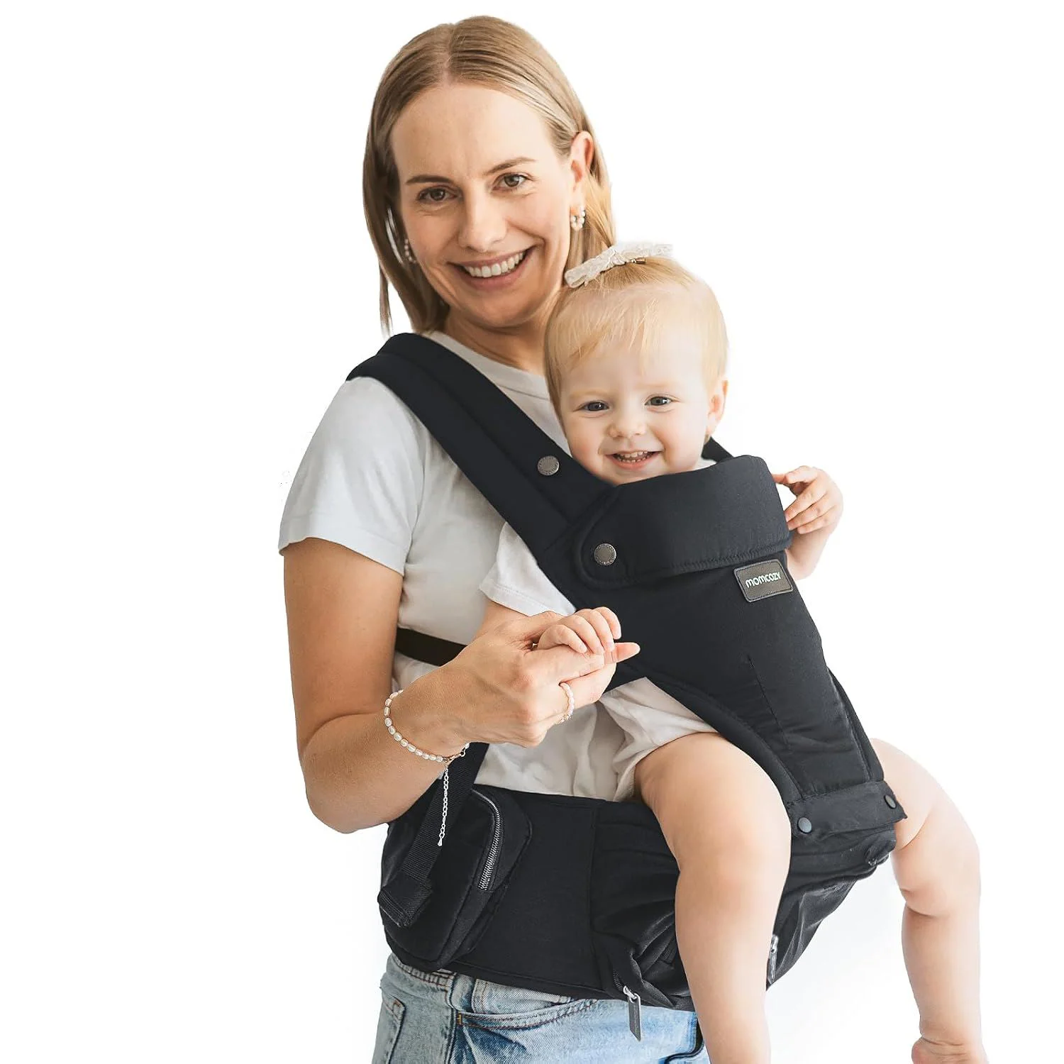 Эргономичный рюкзак‑кенгуру Momcozy Black foto