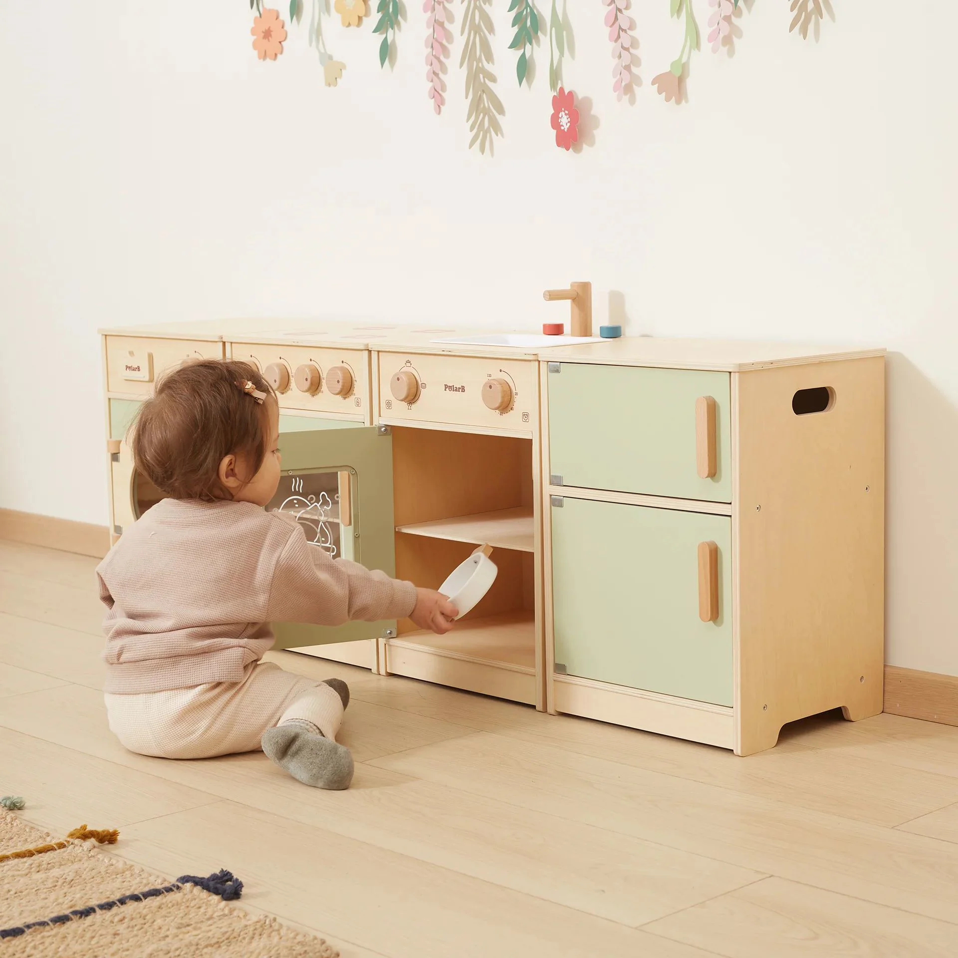 Деревянная детская кухня Viga Toys foto