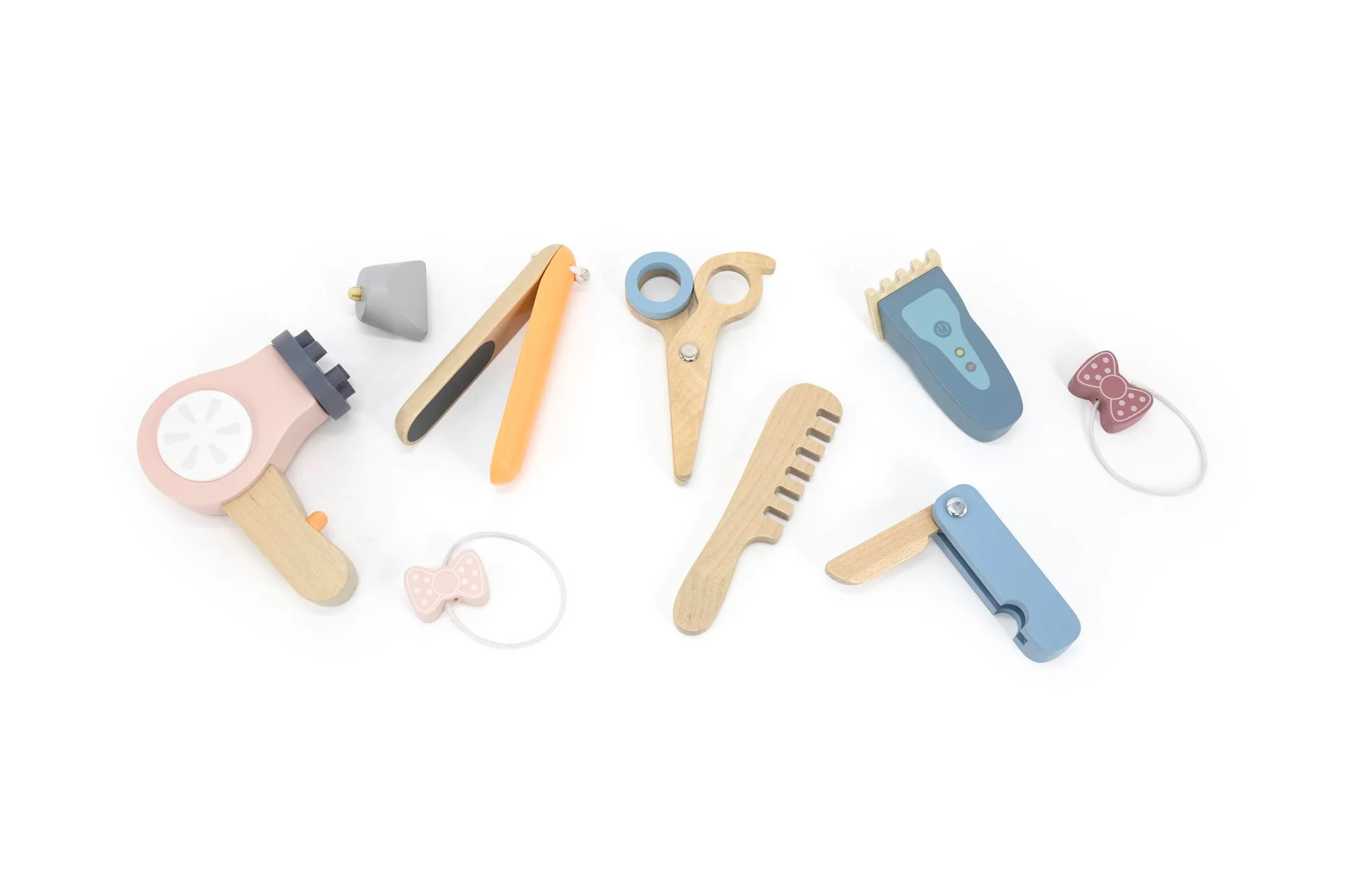 Set din lemn Viga Toys PolarB Intrumente pentru coafat foto