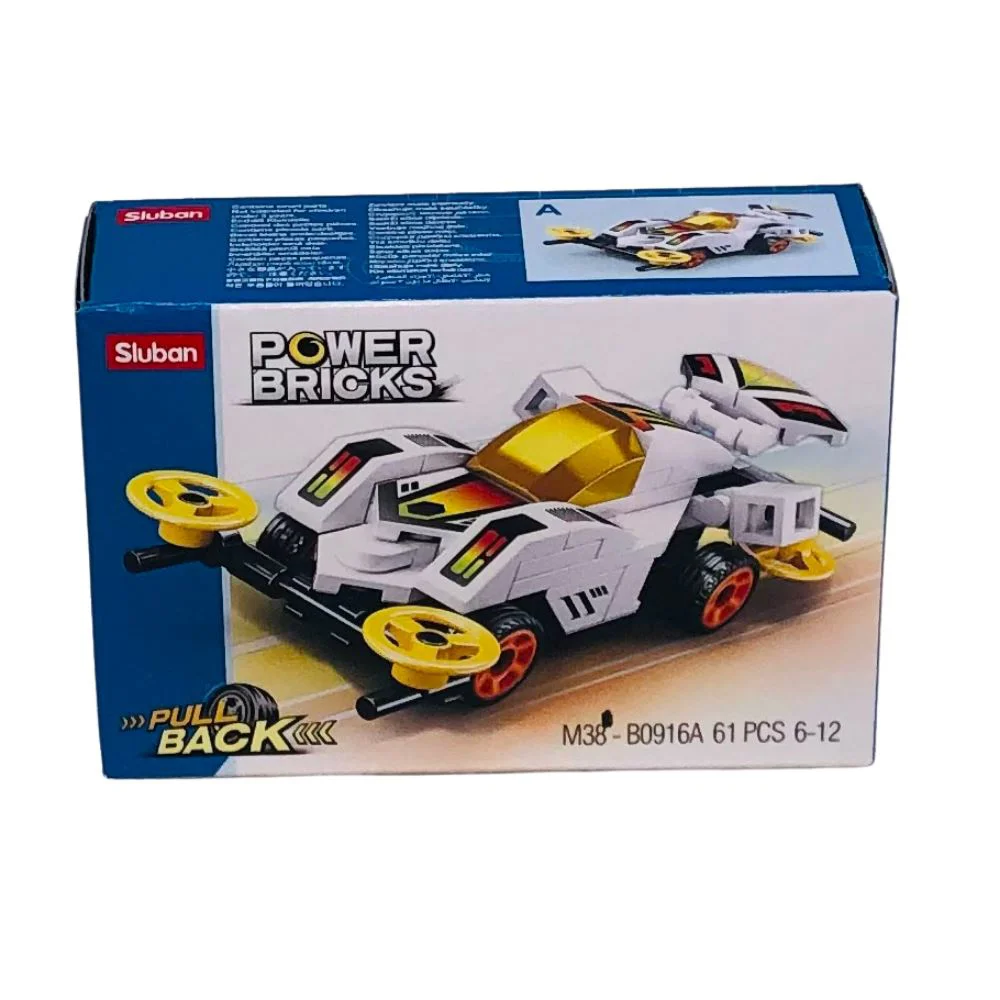 Constructor Sluban Power Bricks Pull Back Car foto