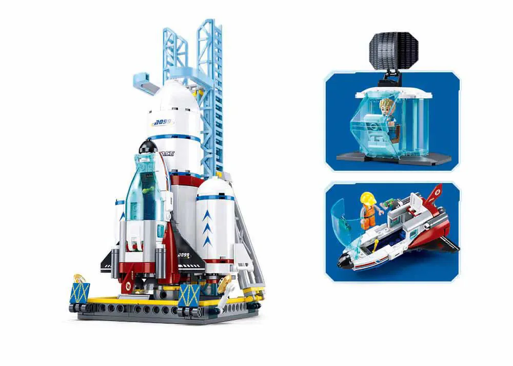 Constructor Sluban Cosmodrom, 424 piese foto