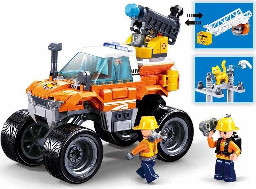 Constructor Sluban Vehicul de salvare 2 in 1, 272 piese foto