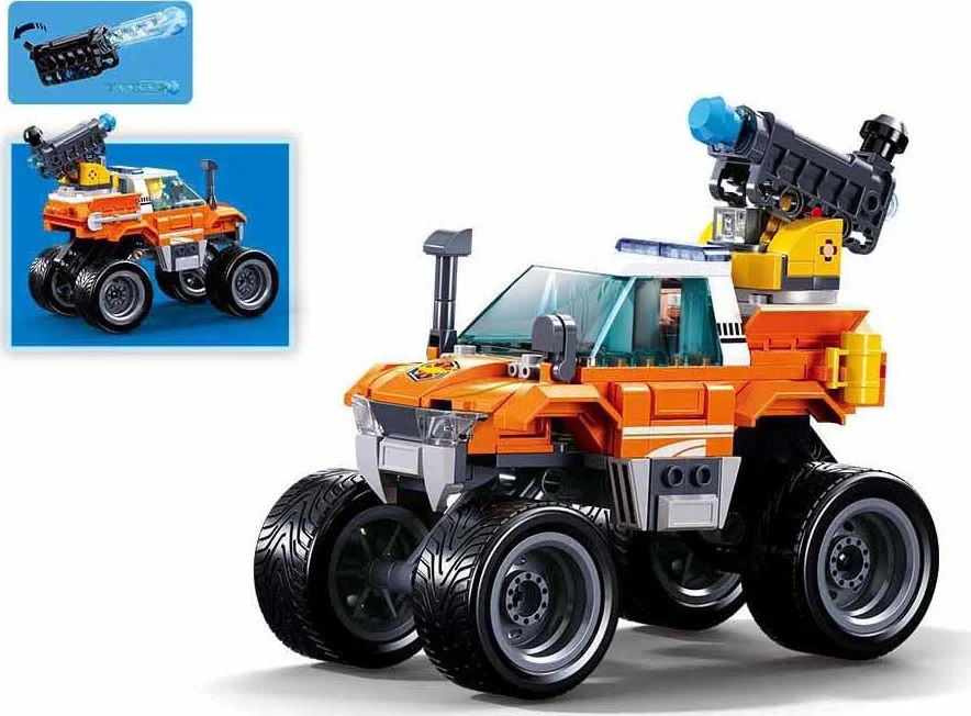 Constructor Sluban Vehicul de salvare 2 in 1, 272 piese foto