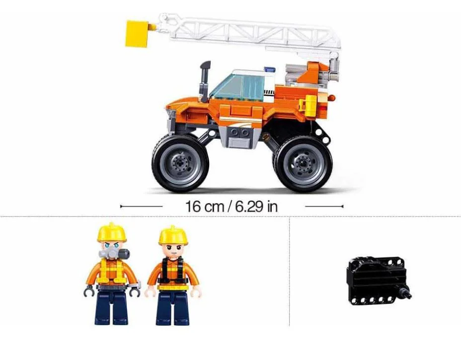 Constructor Sluban Vehicul de salvare 2 in 1, 272 piese foto