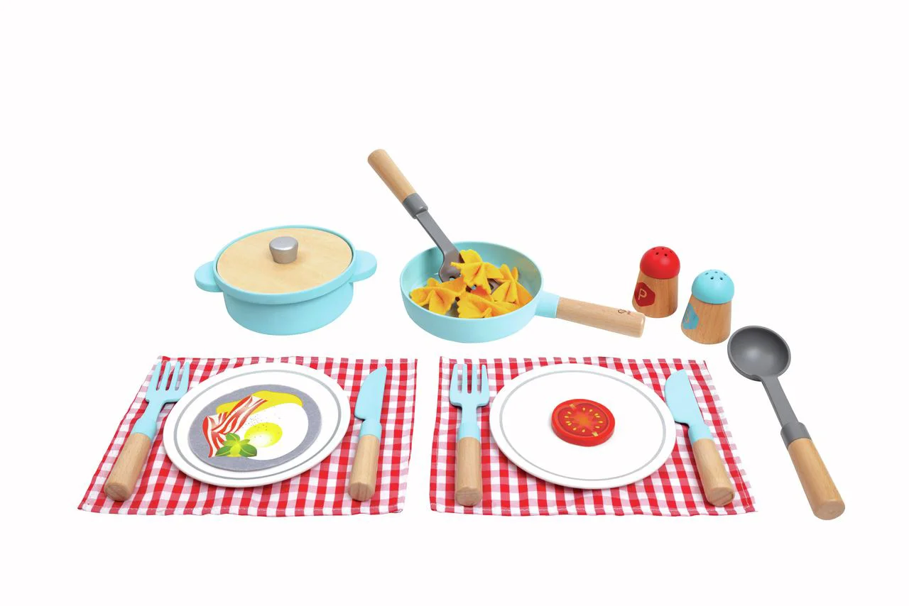 Set din lemn Hape Cook & Serve foto