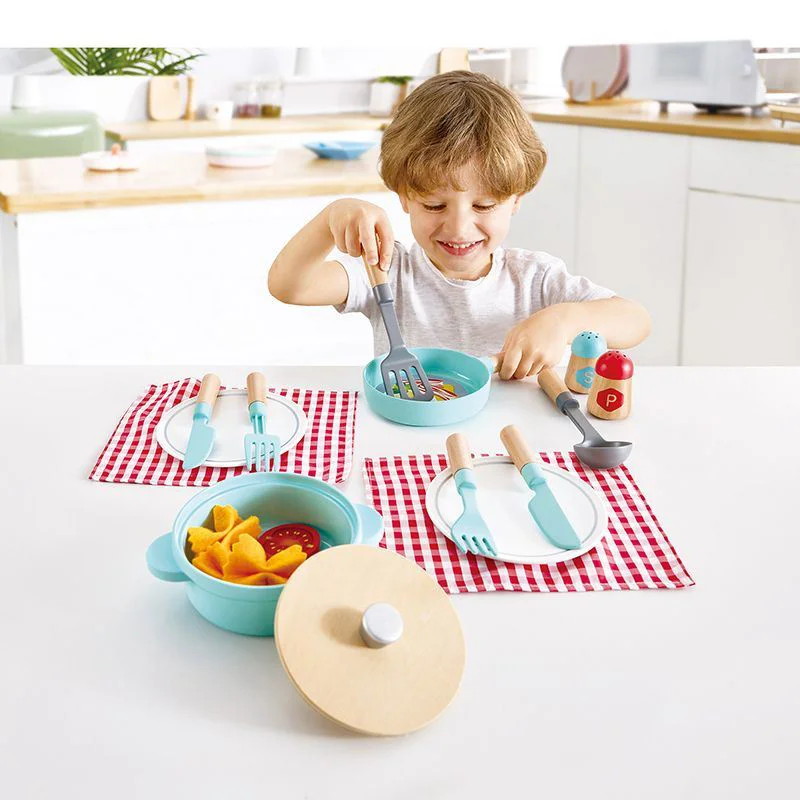 Set din lemn Hape Cook & Serve foto