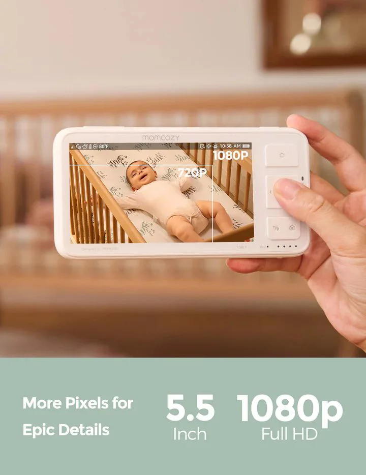 Monitor video digital Momcozy 5,5" BM03 foto