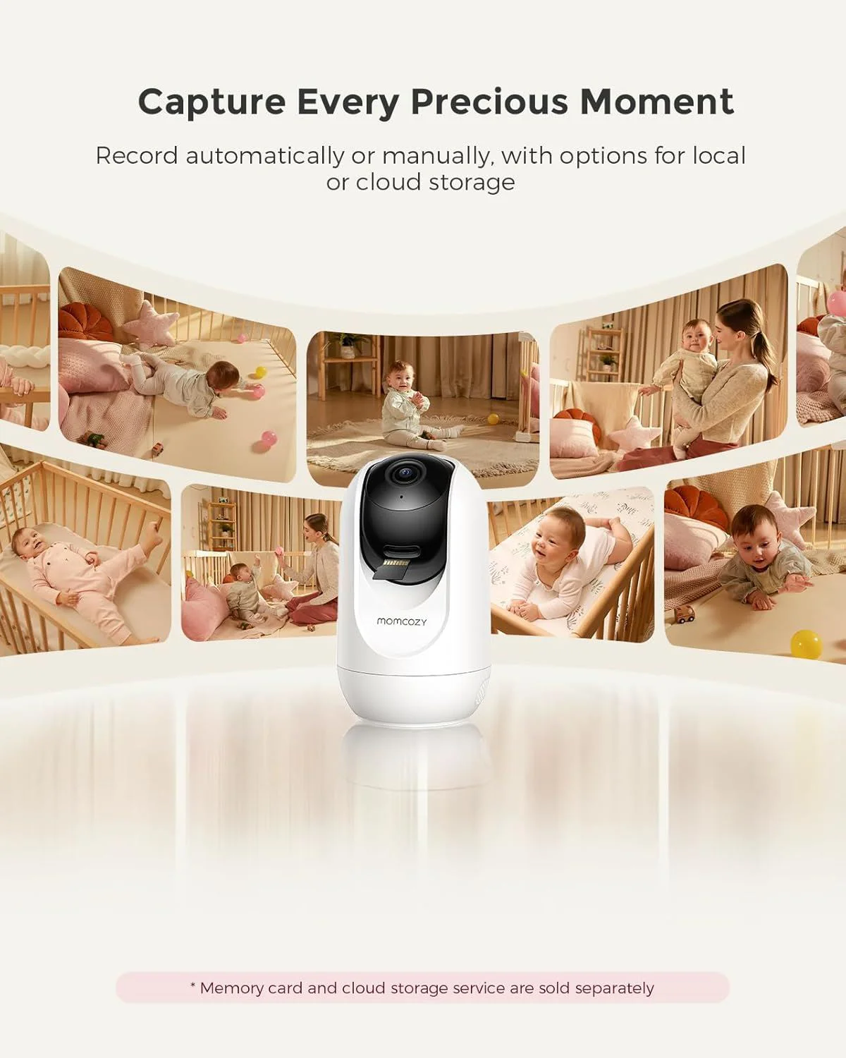 Цифровая видеоняня Momcozy Smart Wifi 5,5" BM04 foto