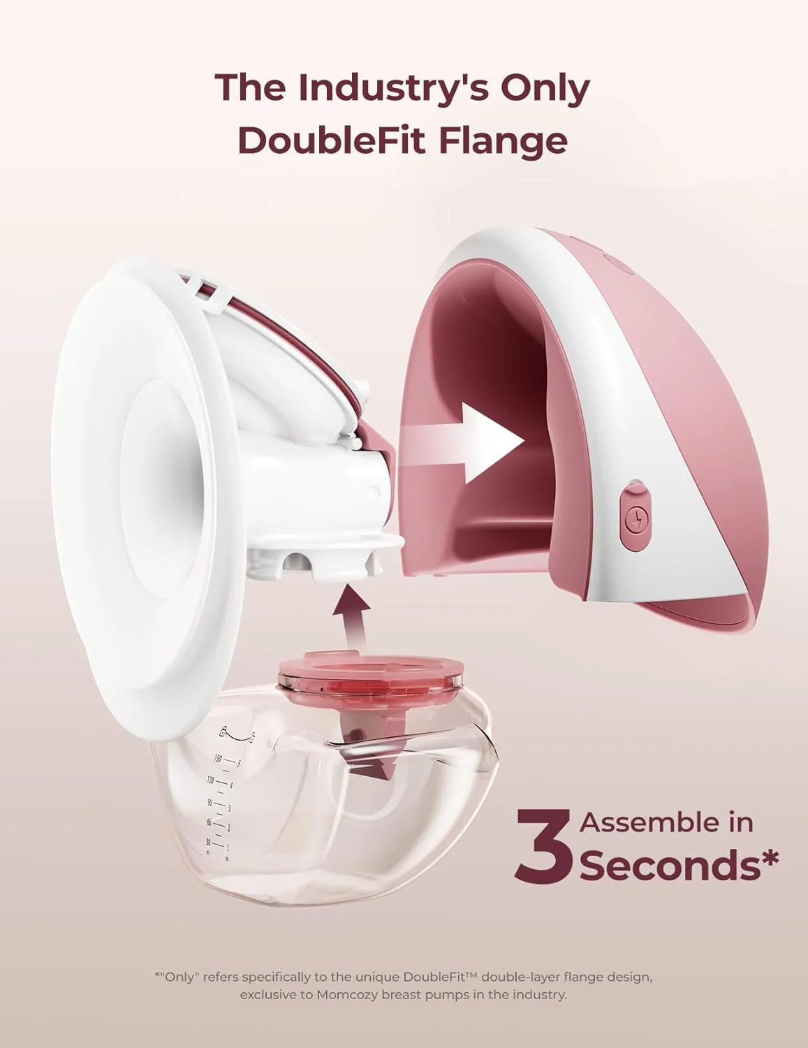 Pompa de san electrica hands-free Momcozy M9 Red foto