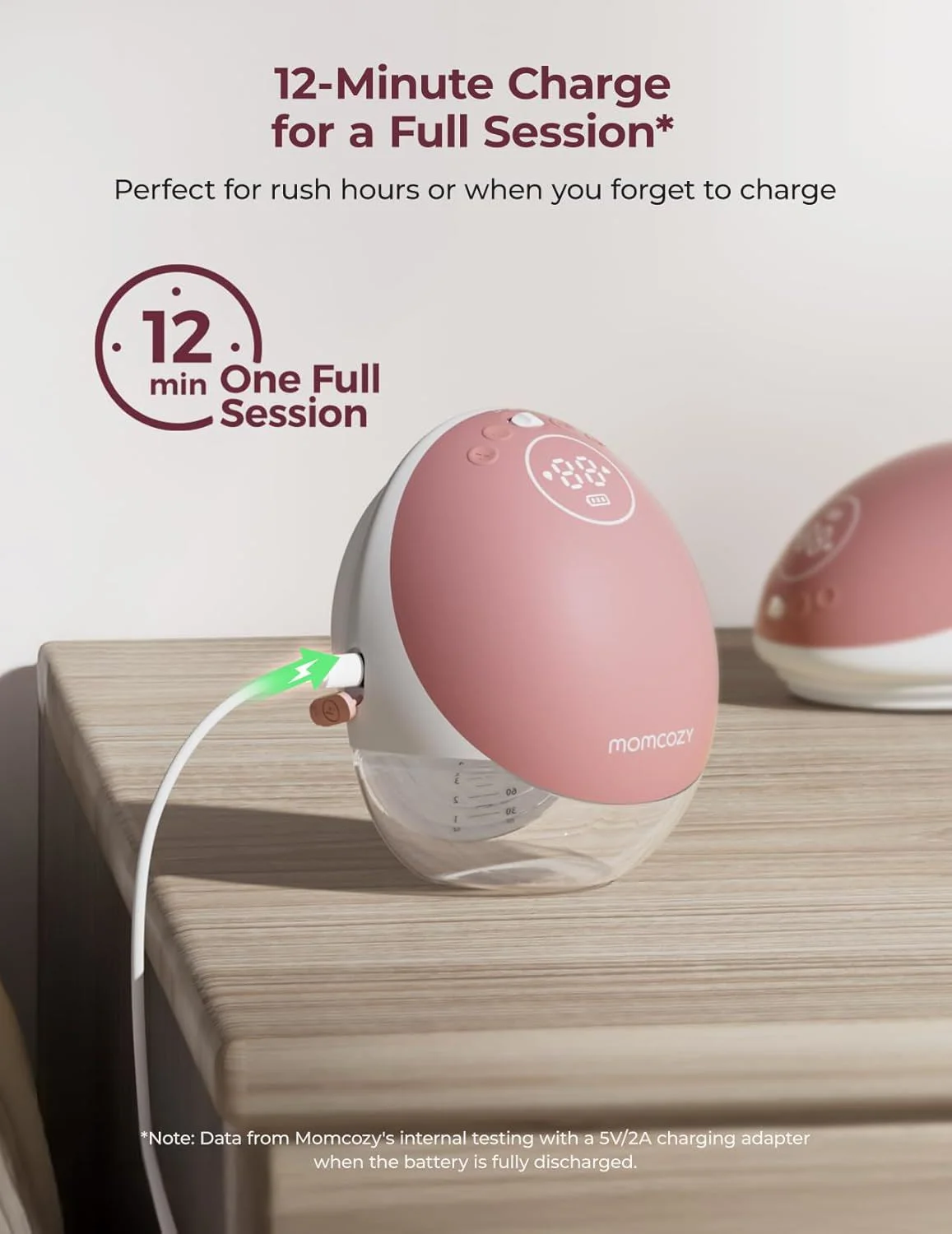 Pompa de san electrica hands-free Momcozy M9 Red foto