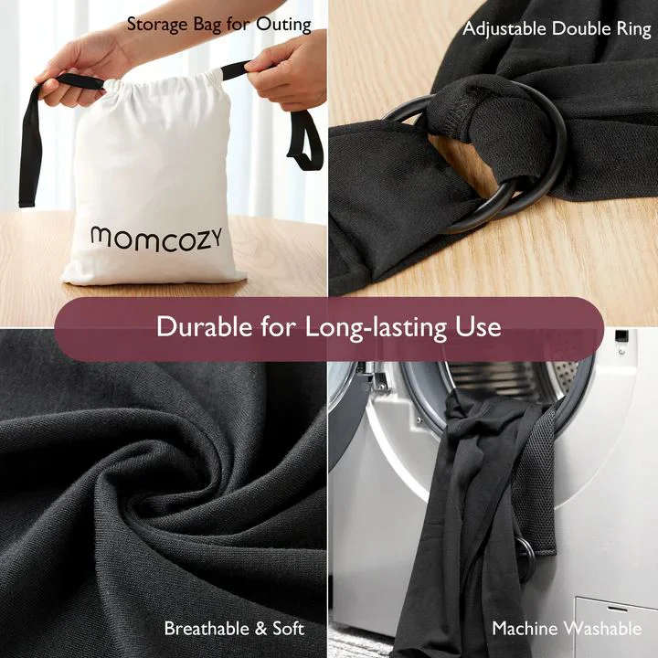 Sling Momcozy Wrap Black foto