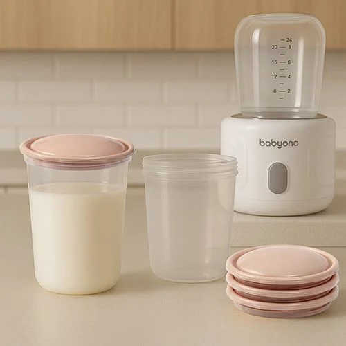 Контейнеры для хранения грудного молока BabyOno, 4 шт. foto
