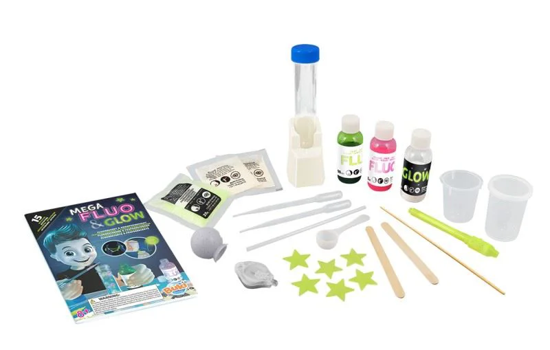 Set de experimente Buki Mega Fluo & Glow foto