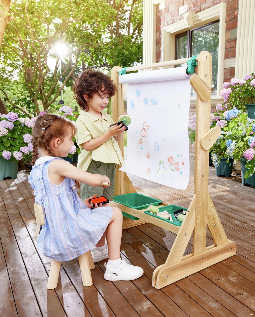 Set de stampile Hape Minunile naturii foto