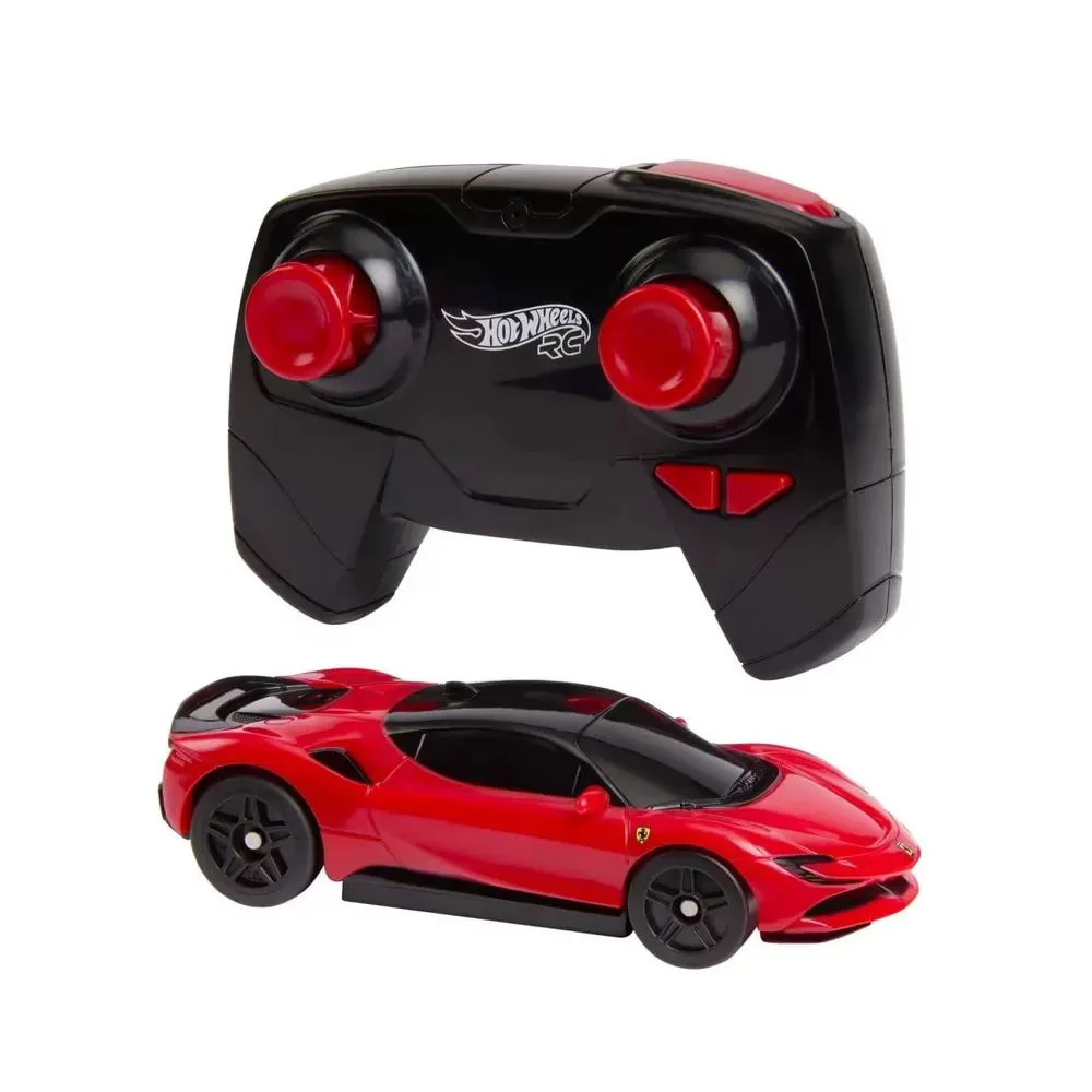 Automobil de curse cu telecomanda Hot Wheels Ferrari SF90 1:64 foto