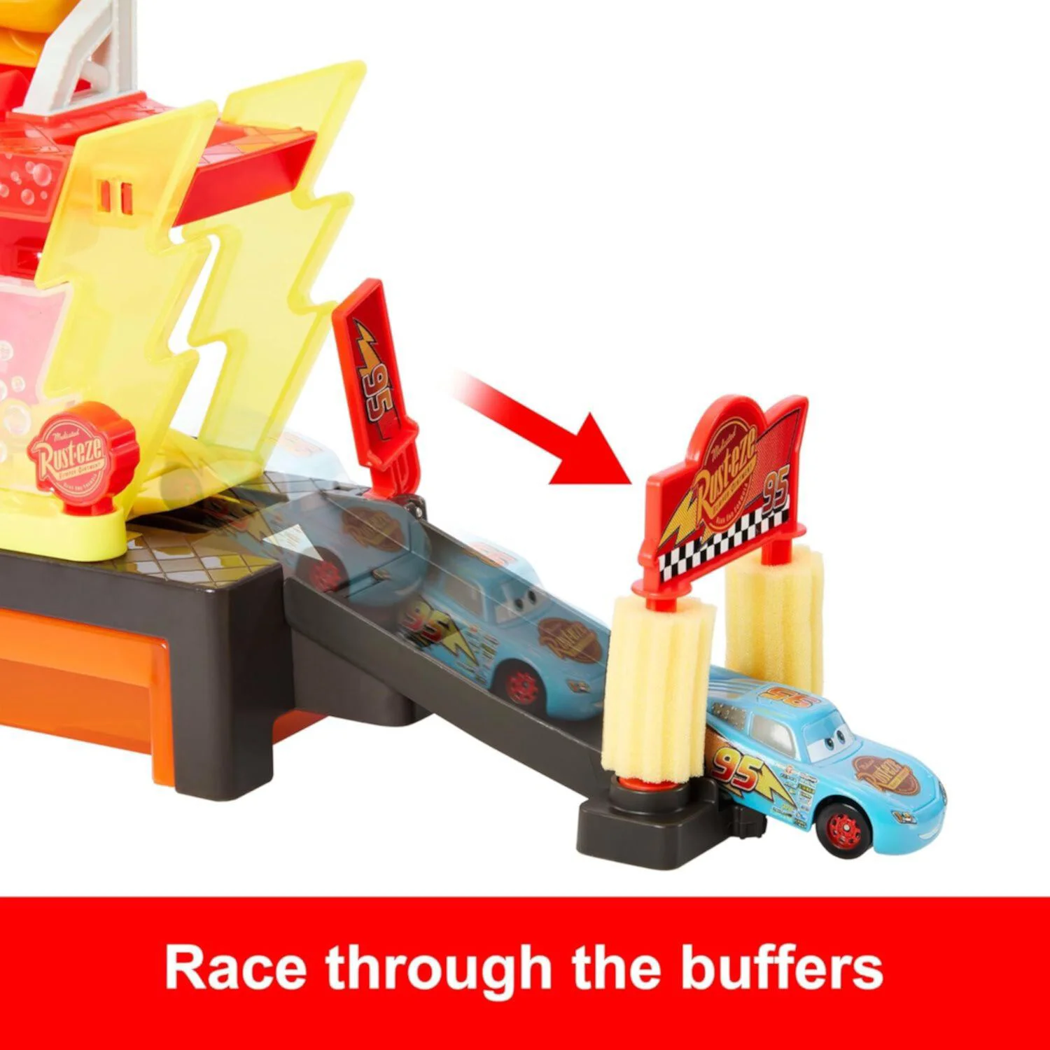 Set de joaca Hot Wheels "Spalatorie auto"cu Fulger McQueen foto