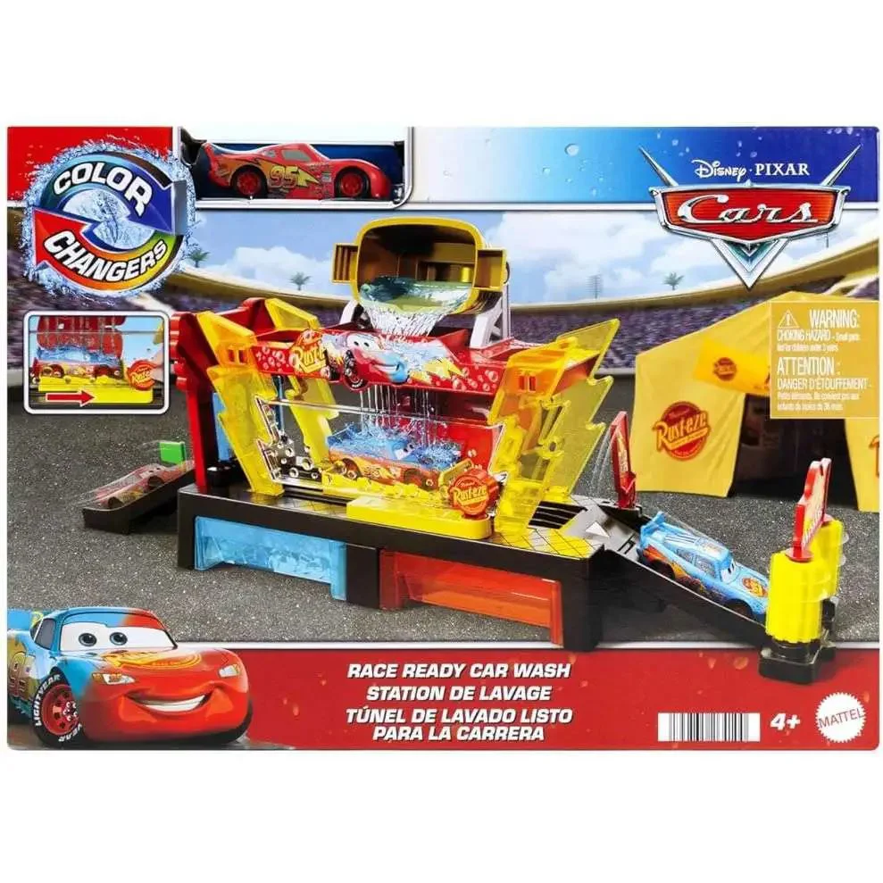 Set de joaca Hot Wheels "Spalatorie auto"cu Fulger McQueen foto